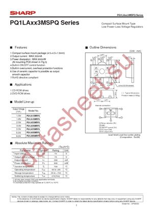 PQ1LA153MSPQ datasheet  